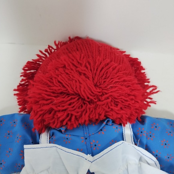 Raggedy Ann Russ Applesauce Brand 16‎ Inch Plush Stuffed Doll Yarn Hair - Picture 11 of 12